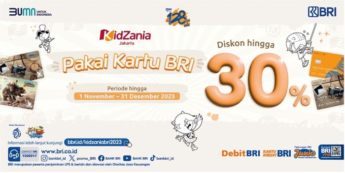 Kolaborasi BRI x Kidzania