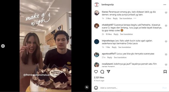  Cinta Laura Rayakan Ulang Tahun Arya Vasco, Sikap Tak Terduga sang Artis di Hadapan Pacar Bikin Netizen Terkejut