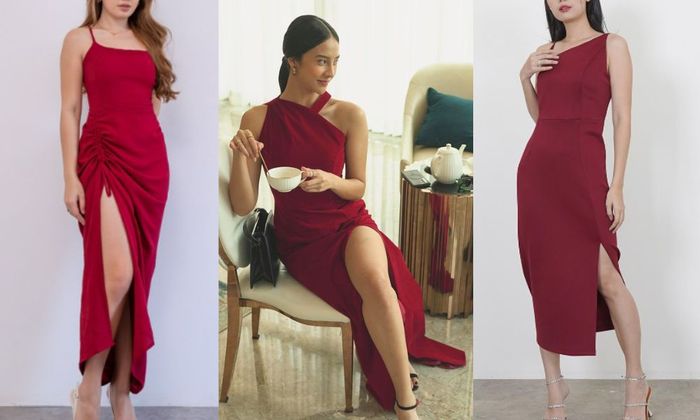 Pilihan dress merah
