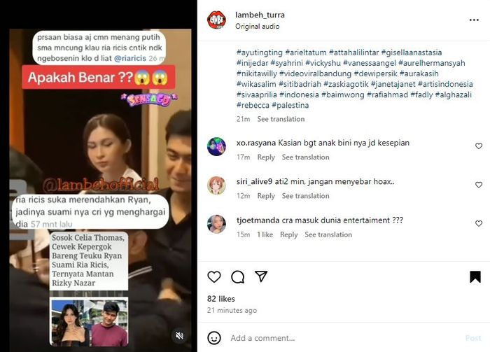 Teuku Ryan Diduga Bersama dengan Artis Celia Thomas, Tak Disangka Ternyata Mantannya Rizky Nazar, Ini Sosoknya!