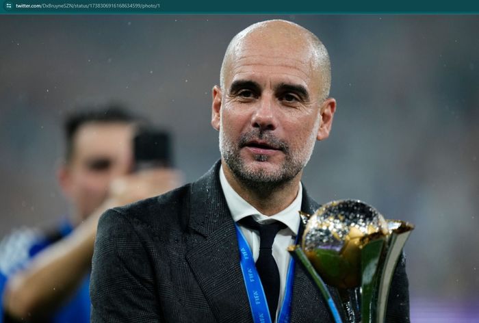 Pelatih Man City, Pep Guardiola, layak menyandang status GOAT dalam dunia kepelatihan usai menjuarai Piala Dunia Klub 2023.