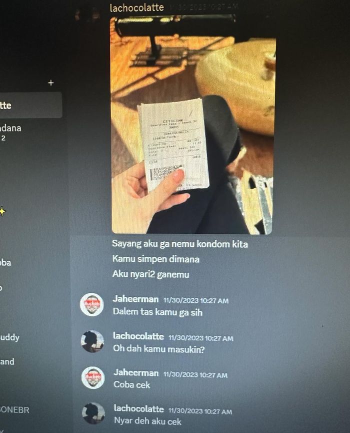 Chat mesra suami Ira Nandha