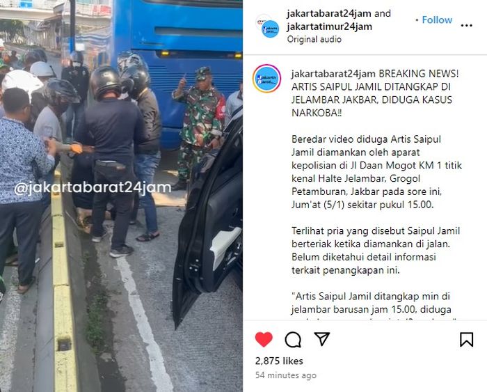 Saipul Jamil ditangkap?
