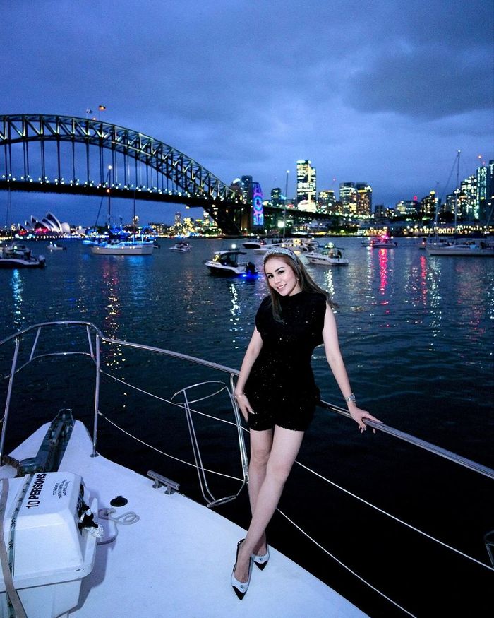 Momo Geisha di malam tahun baru 2024.