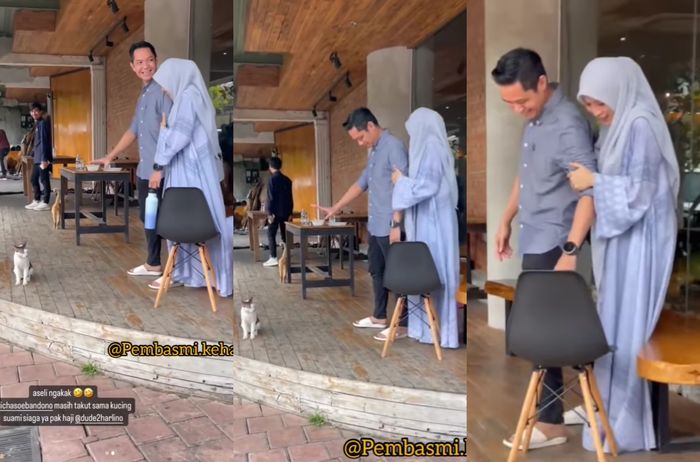 Romantisnya Dude Harlino siap siaga melindungi Alyssa Soebandono