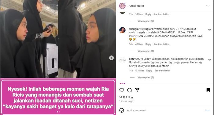 Pernikahannya dengan Teuku Ryan Diisukan Tak Baik-baik Saja, Wajah Sembab Ria Ricis Bak Habis Nangis Disorot Netizen