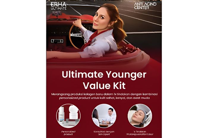 Ultimate Younger Value Kit dari ERHA Ultimate.