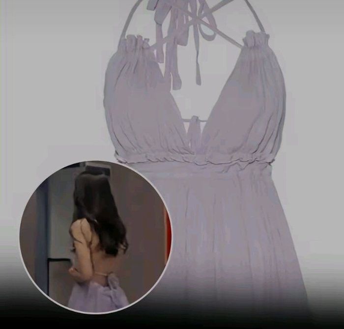 Piyama ungu milik Min Ji di Single's Inferno 3