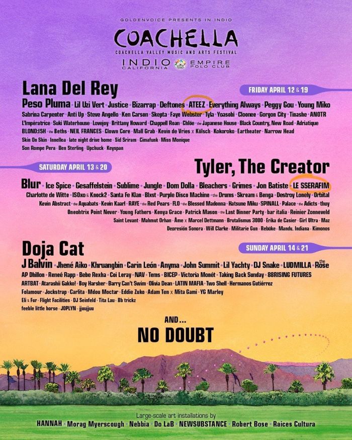 ATEEZ dan LE SSERAFIM Bakal Debut di Panggung Coachella, Begini Reaksi Pro Kontra KNetz!