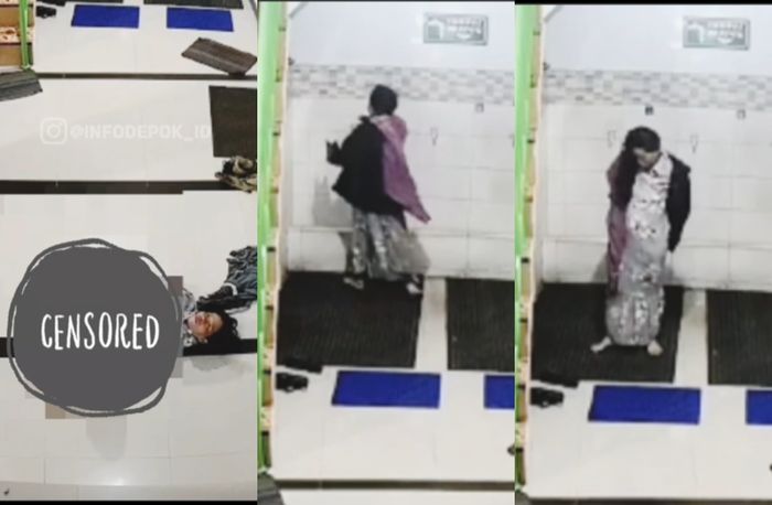 Perempuan tak dikenal melahirkan seorang diri dan tega meninggalkan bayinya di tempat Wudhu Masjid 