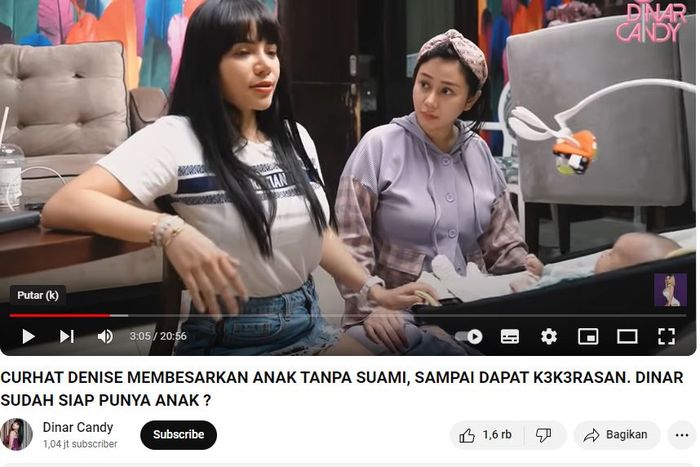 Denise Chariesta mengungkapkan perasaannya usai melahirkan seorang anak di luar nikah