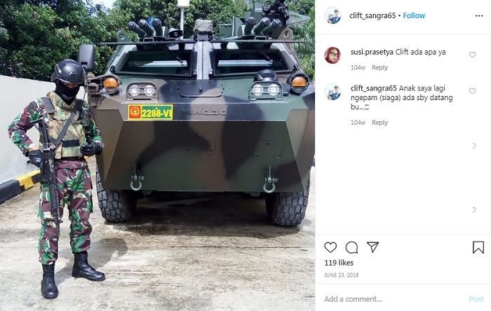 Putra angkat Suzanna dan Clift Sangra