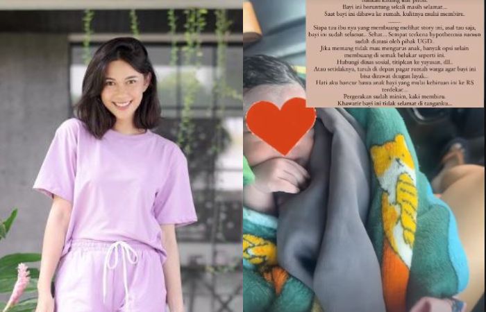 Kondisi bayi yang ditemukan Nana Mirdad