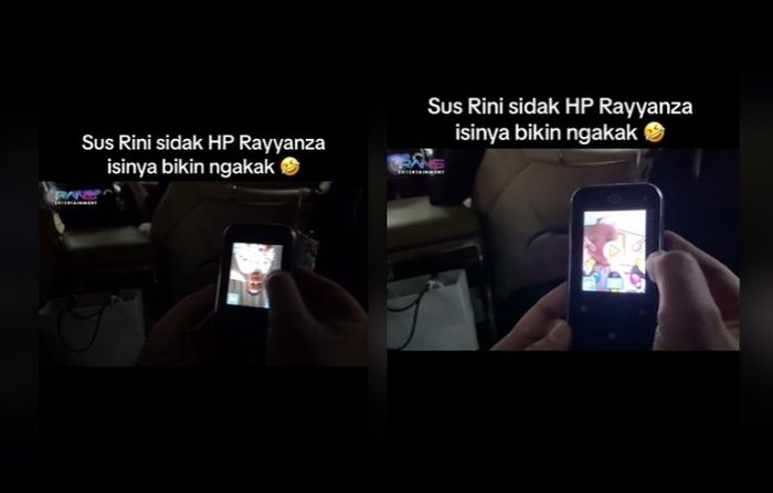 Isi HP Rayyanza disidak Sus Rini.