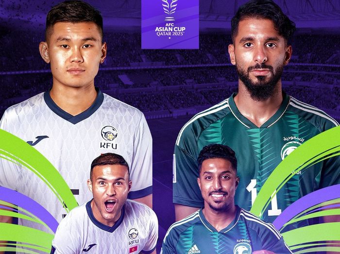 Arab Saudi bertemu Kirgistan pada laga matchday kedua Grup F Piala Asia 2023 di Stadion Ahmed bin Ali, Qatar, Senin (22/1/2024)