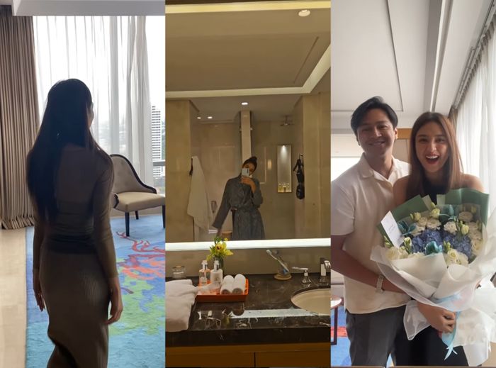 Unggahan Mikha Tambayong yang sedang merayakan anniversary 1 tahun pernikahan bersama Deva Mahenra