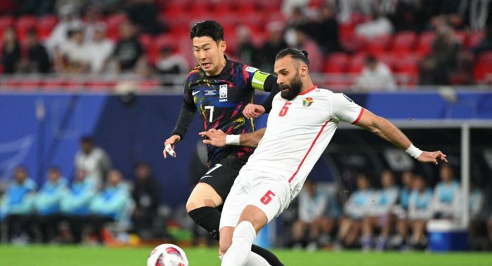 Suasana laga semifinal Piala Asia 2023 antara Yordania vs Korea Selatan di Stadion Ahmad bin Ali, Al Rayyan, Selasa (6/2/2024) malam WIB