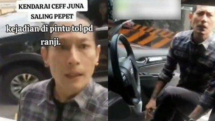 Chef Juna terlibat cekcok dengan seorang sopir truk di jalan tol.