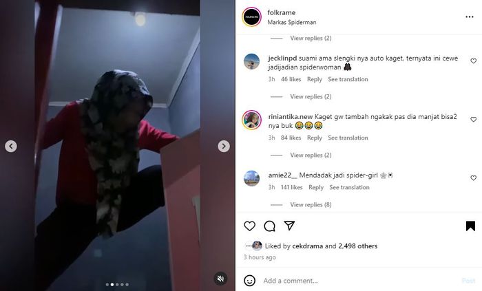 Netizen pun memberikan komentar atas unggahan ini.  