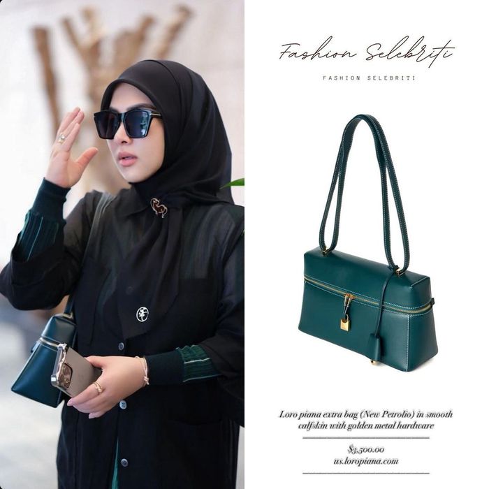 Detail tas branded yang dimiliki Syahrini.