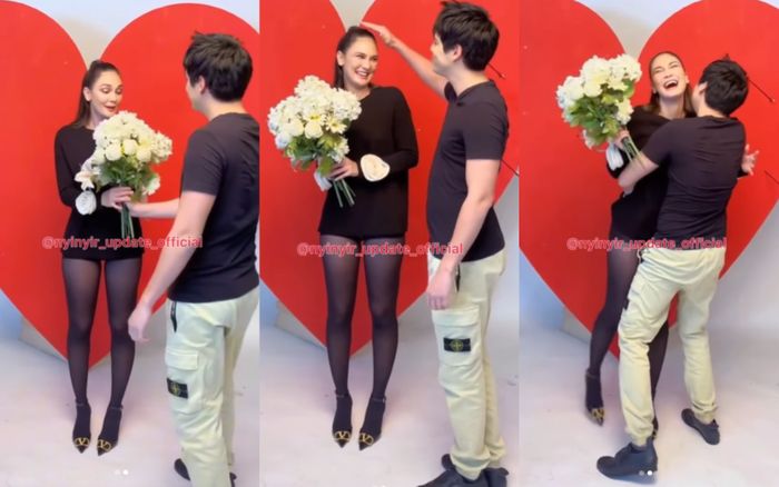 Perlakuan manis Maxime Bouttier kepada Luna Maya di momen hari valentine