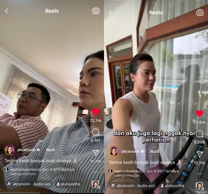 Alice Norin umumkan idap penyakit langka