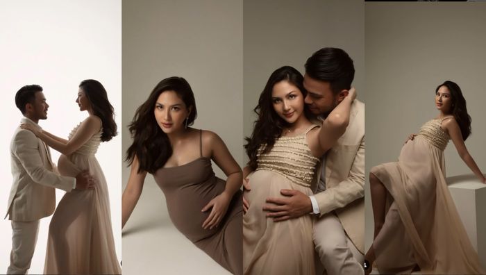 Cantiknya Jessica Mila saat lakukan pemotretan Maternity Shoot bersama