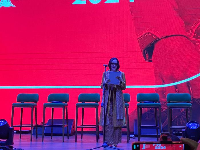 Poppy Dharsono saat ditemui di Midaz, Senayan Avenue, hari Rabu (21/2/24).