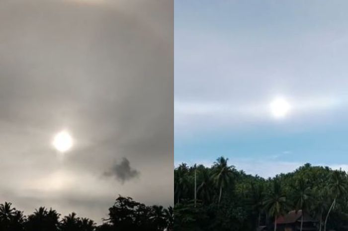Fenomena munculnya dua matahari di langit Mentawai