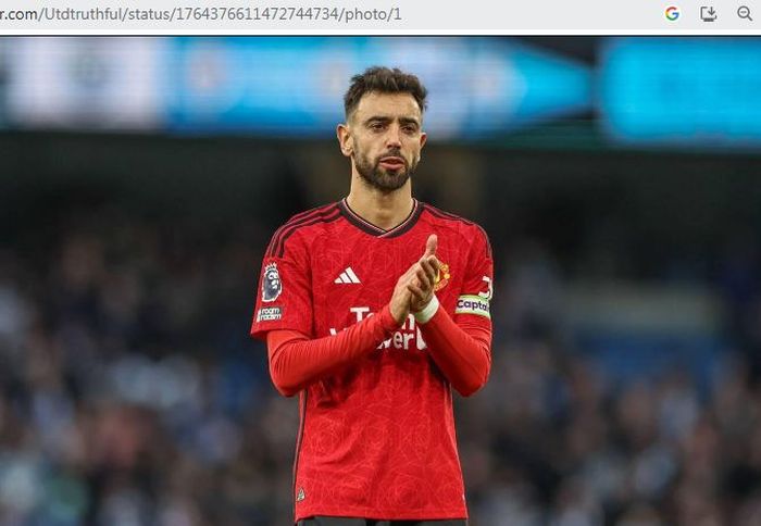 Kapten Manchester United, Bruno Fernandes.