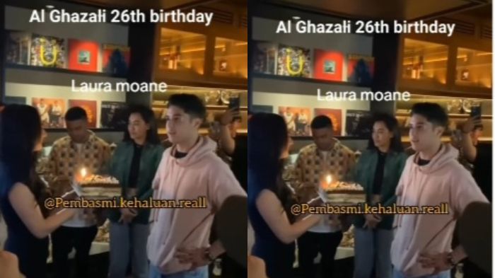 Momen kejutan ulang tahun Al Ghazali