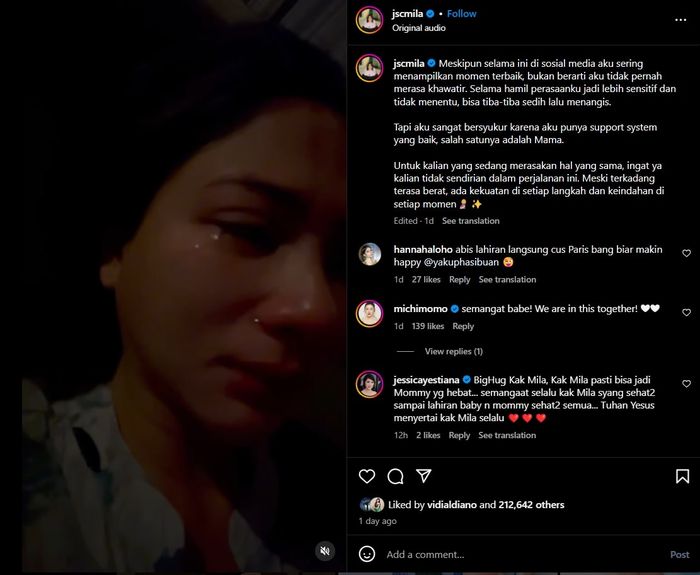 Jessica Mila ungkap ke khawatirannya menjelang persalinan