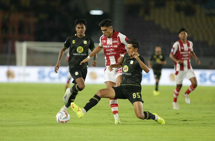 Penyerang Persis Solo, Ramadhan Sananta saat laga melawan Barito Putera, Sabtu (9/3/2024).