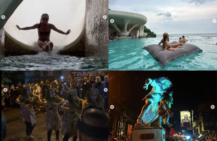 Unggahan Hyoyeon saat liburan di Bali