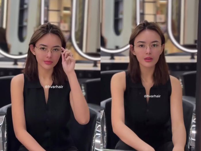 Gaya rambut lama Amanda Manopo.