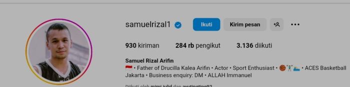 Kabar terbaru Samuel Rizal
