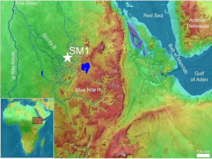Penggalian di situs arkeologi Zaman Batu Tengah, Shinfa-Metema 1, di dataran rendah barat laut Ethiopia mengungkap populasi manusia pada 74.000 tahun lalu yang selamat dari letusan gunung berapi super Toba.