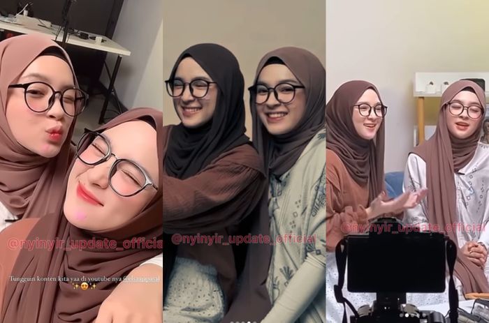 Eca Aura dan Nissa Sabyan tampil bareng