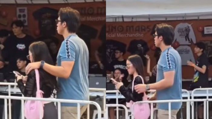 El Rumi dan Eca Aura terciduk nonton konser bareng di Bangkok, Thailand