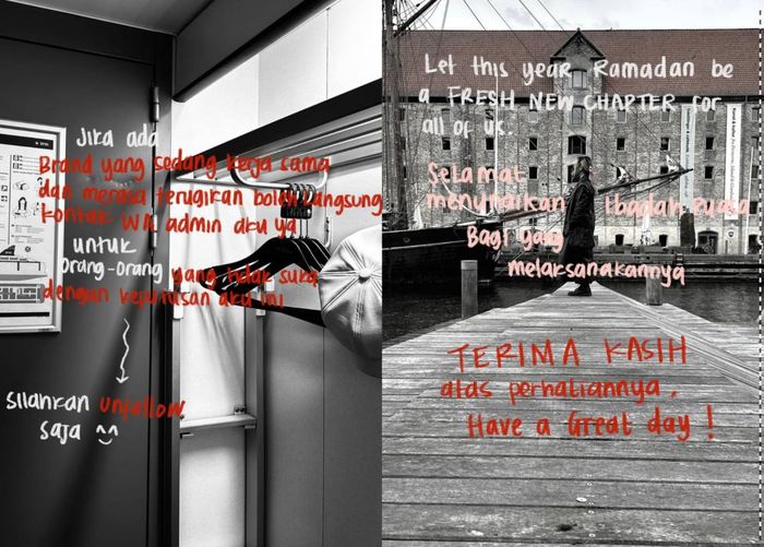 Zara memperlihatkan sebuah foto dirinya yang tanpa memakai kerudung.