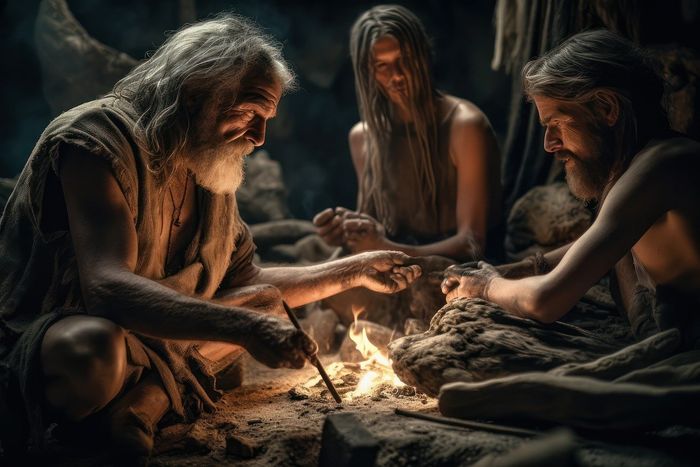 Neanderthal menguasai api sebelum manusia modern melakukannya. Mereka suka makan daging yang dipanggang dengan api.