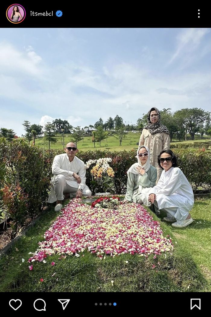 BCL ajak Tiko dan Noah berziarah ke makam Ashraf Sinclair