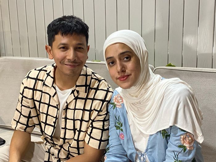 Fairuz A Rafiq dan Sonny Septian saat Grid.ID temui di kawasan Legenda Wisata, Cibubur, Bogor, Senin (15/4/2024) malam.