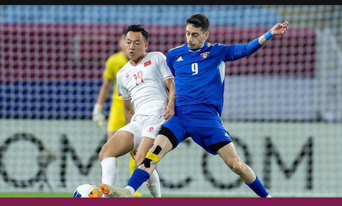 Suasana pertandingan Vietnam vs Kuwait pada matchday pertama Grup D Piala Asia U-23 2024 di Stadion Al Janoub, Qatar, Rabu (17/4/2024).