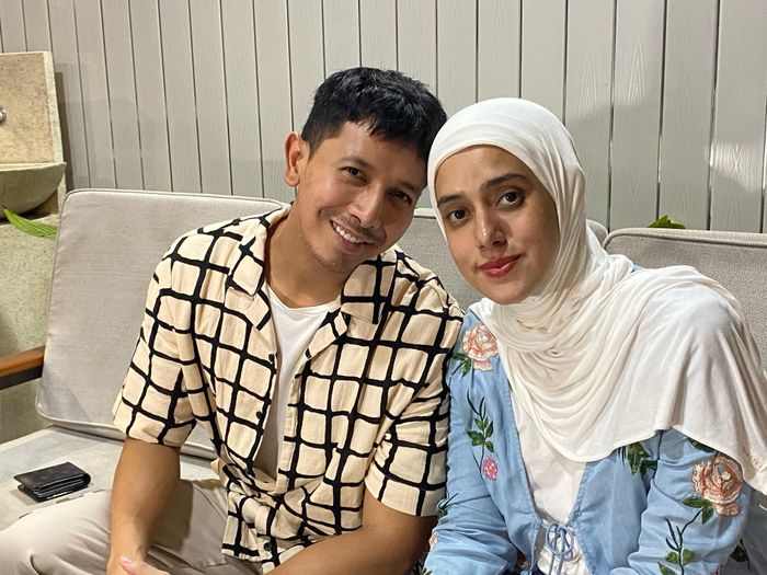 Fairuz A Rafiq dan Sonny Septian saat Grid.ID temui di kawasan Legenda Wisata, Cibubur, Bogor, Senin (15/4/2024) malam.