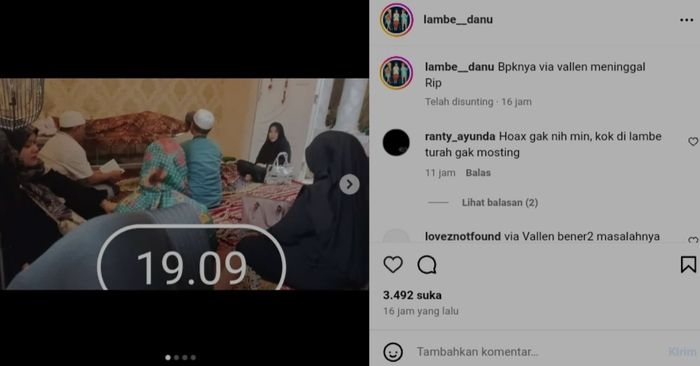 Ayah Via Vallen meninggal dunia