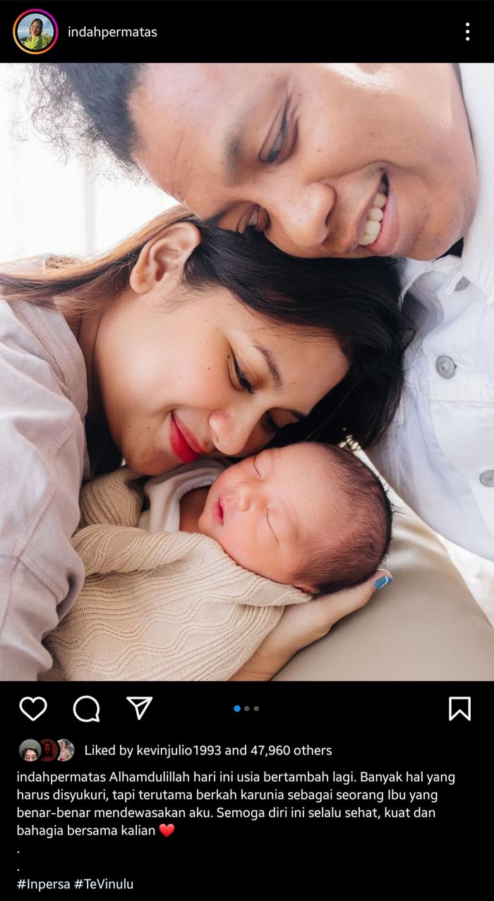 Arie Kriting dan Indah Permatasari akhirnya spill wajah sang putra