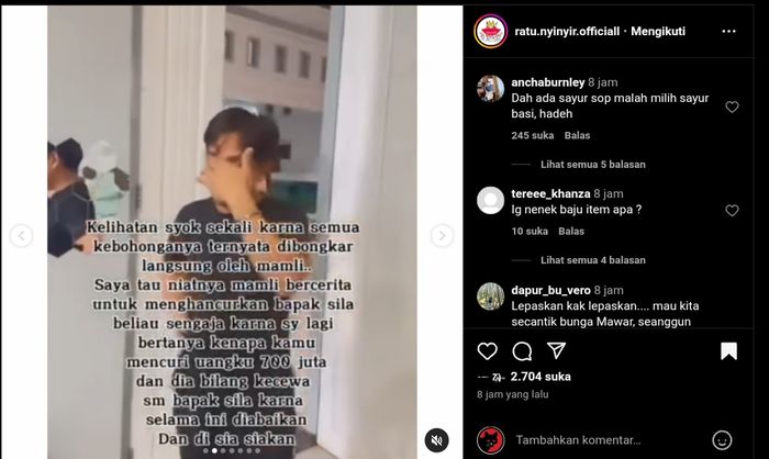 Perselingkuhan suami crazy rich Makasar