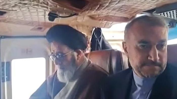 Presiden Iran Ebrahim Raisi difoto beberapa saat sebelum helikopter yang ditumpanginya hard landing dekat perbatasan Iran-Azerbaijan