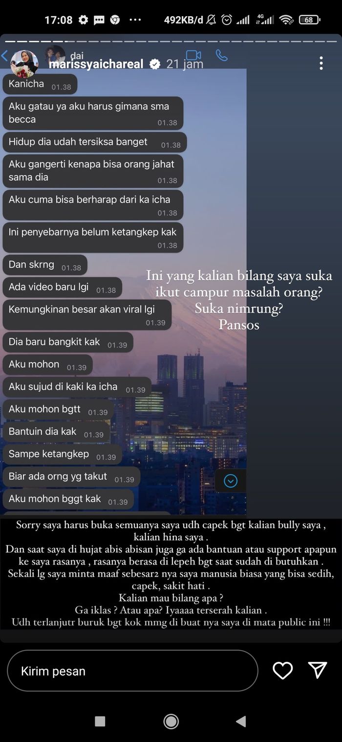 Unggahan Marissya Icha